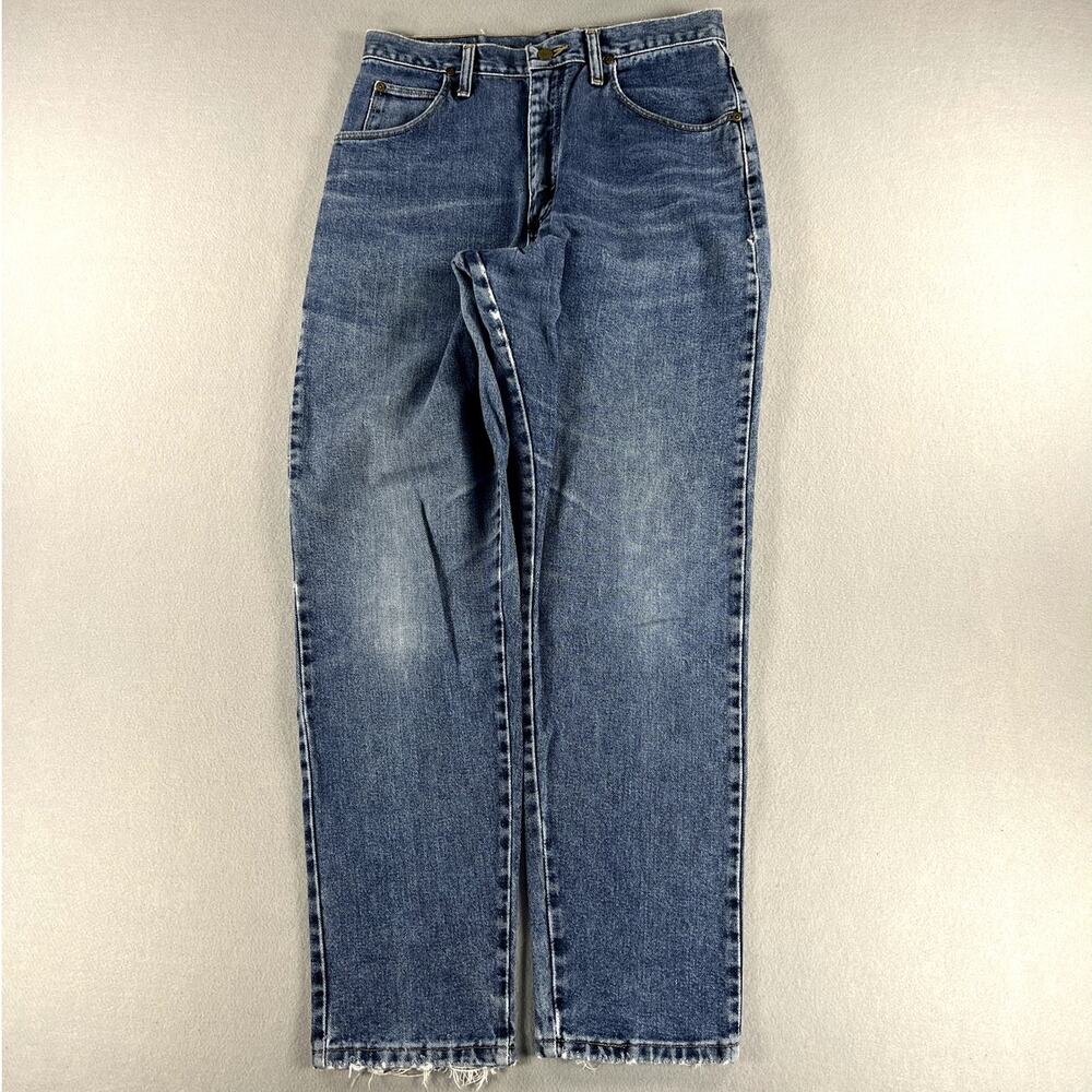 Vintage‎ 90s Wrangler Blues Cowboy Made In USA Jeans Mens Size (30x31) Western